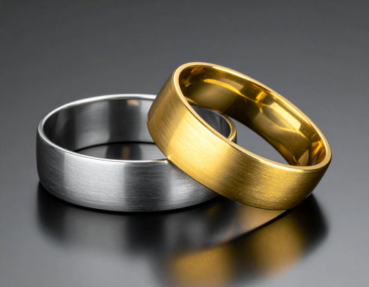 PVD coated jewelry bracelet on stainless steel - Rosabrillo