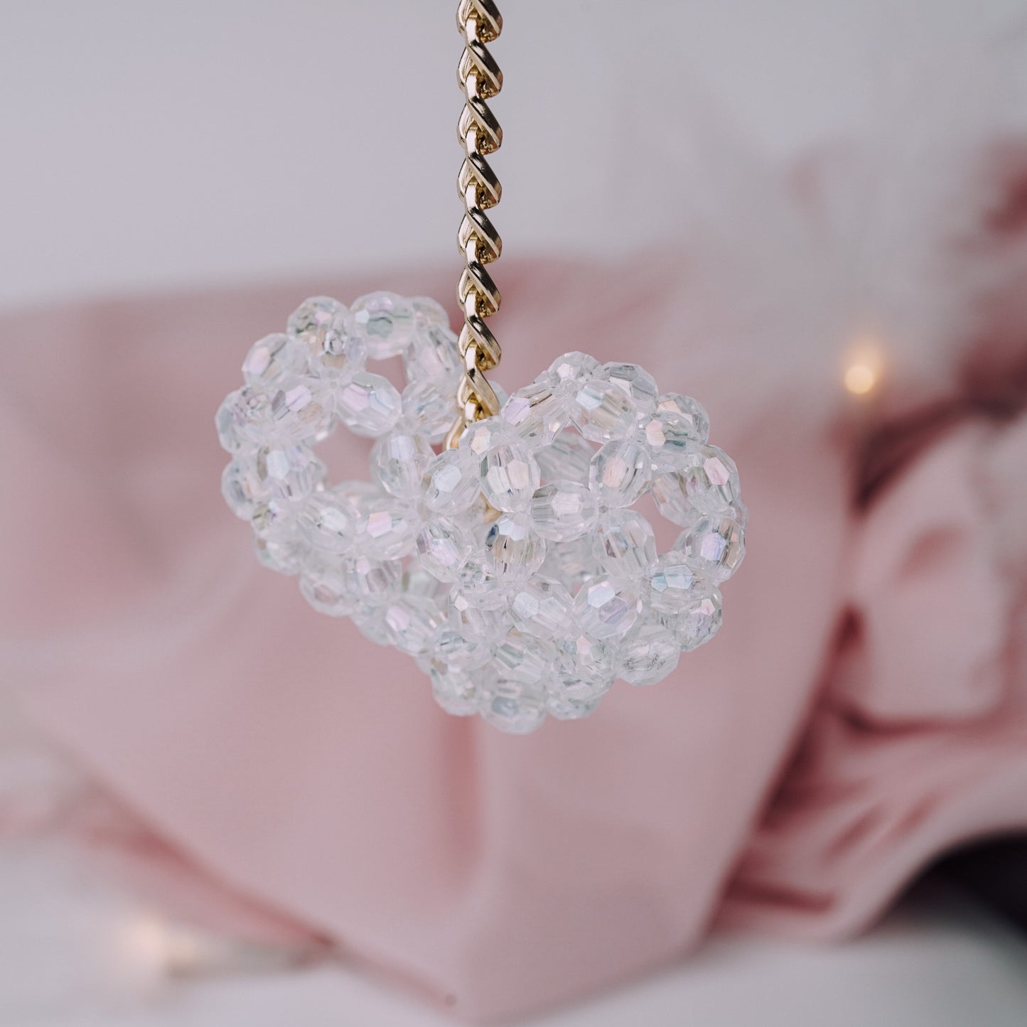 Beaded Keychain Love