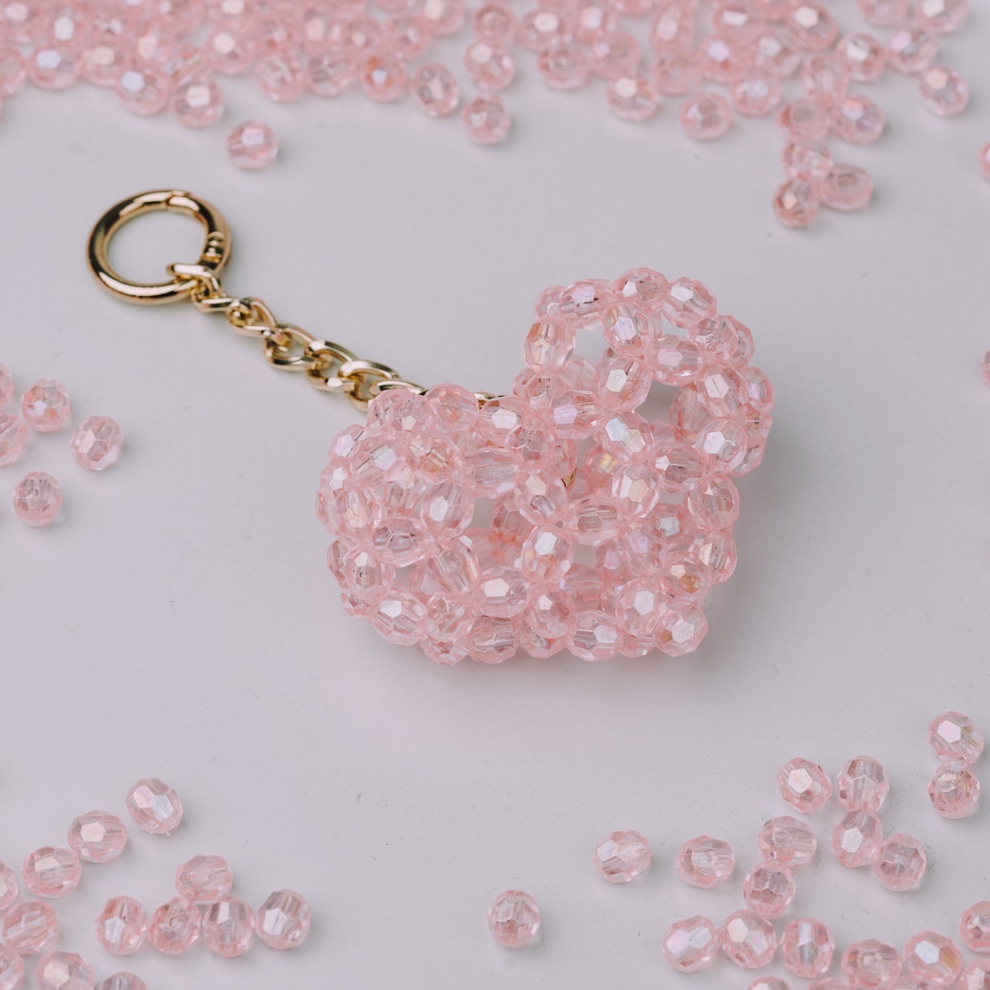 Beaded Keychain Love