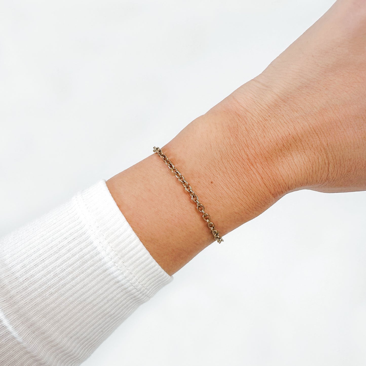 Ovales Kettenarmband „Klassisch“